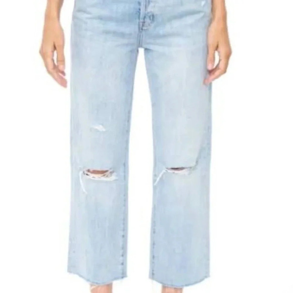 NWT Pistola Cassie Super High Rise Straight Crop Sz 33 - Picture 1 of 11
